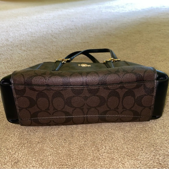 Coach Satchel Bag brown black - Picture 2 of 13